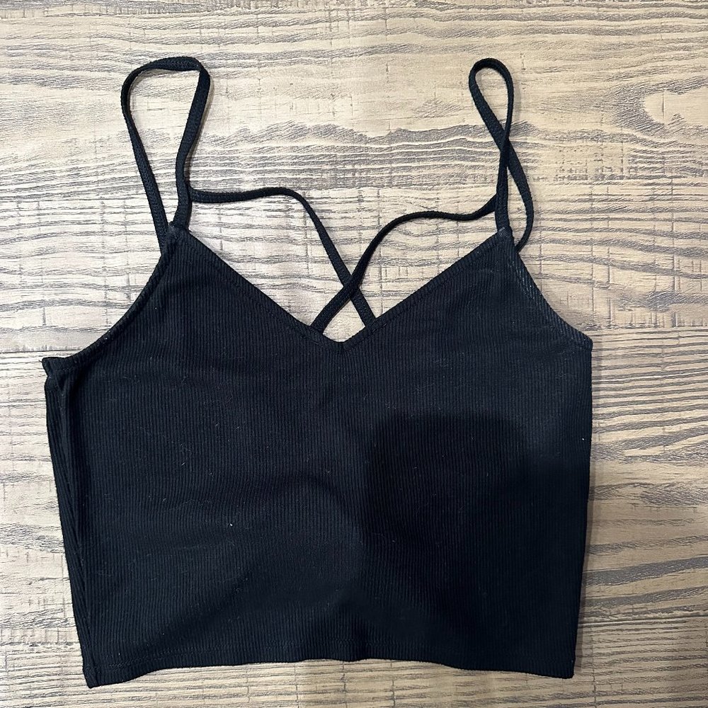 Hollister Black Crop Top